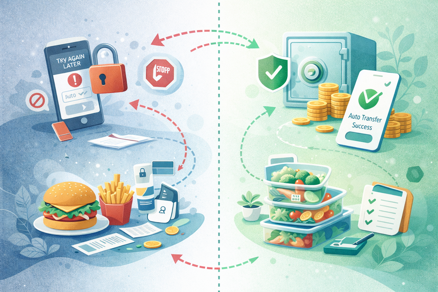 Removing friction from decision makes sticking to goals much easier